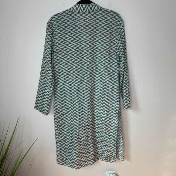 Zara Lissie Shirt Printed Tunic Long Sleeve Blouse Boho Bloggers Favorite Small‎ - Picture 4 of 9